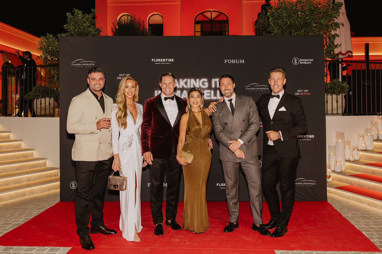 Cast presentación Netflix, Making It in Marbella